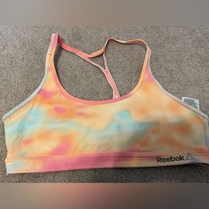 Reebok Tye Dye Sports Bra Size Medium
